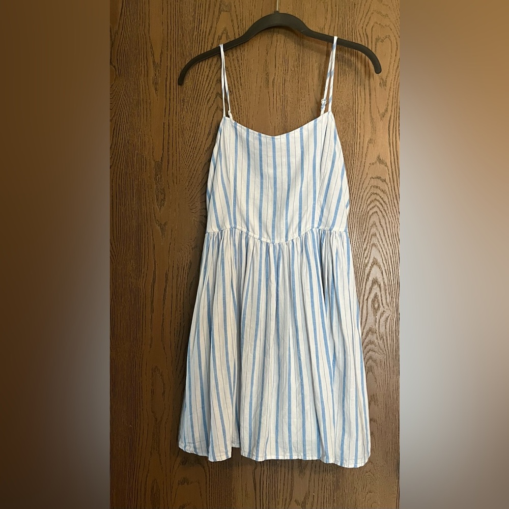 Aerie Blue and White Dress